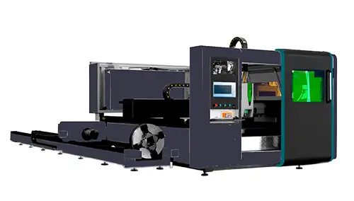 Máquina híbrida de corte a laser chapa e tubo Destec Fiber Série III