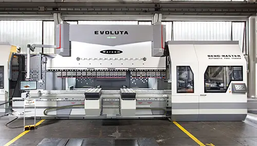 Sistema de automação para dobradeiras Warcom Bend-Master