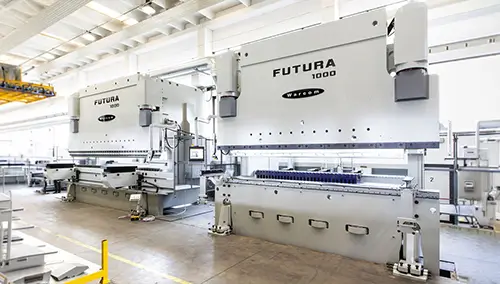 Dobradeiras combinadas Warcom em configurações Tandem e Quadritandem para comprimentos extralongos